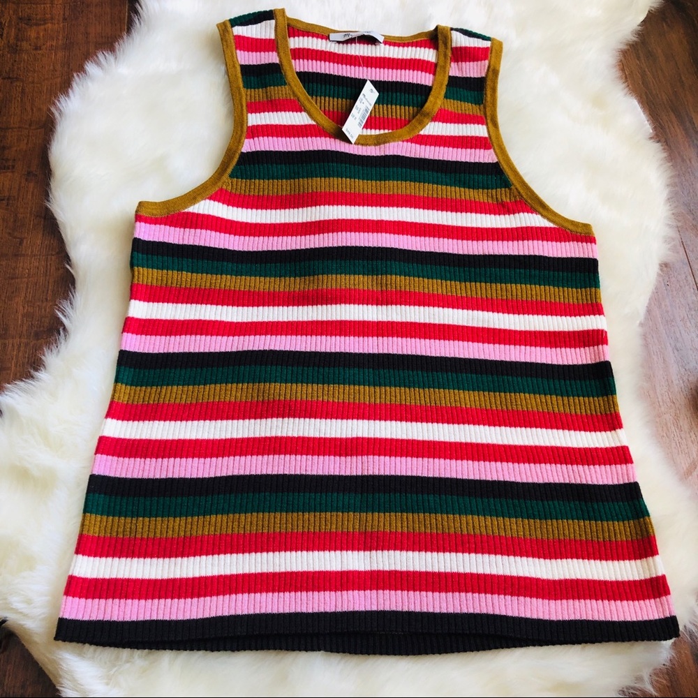 Madewell stripe bayford sweater tank - Picture 5 of 6